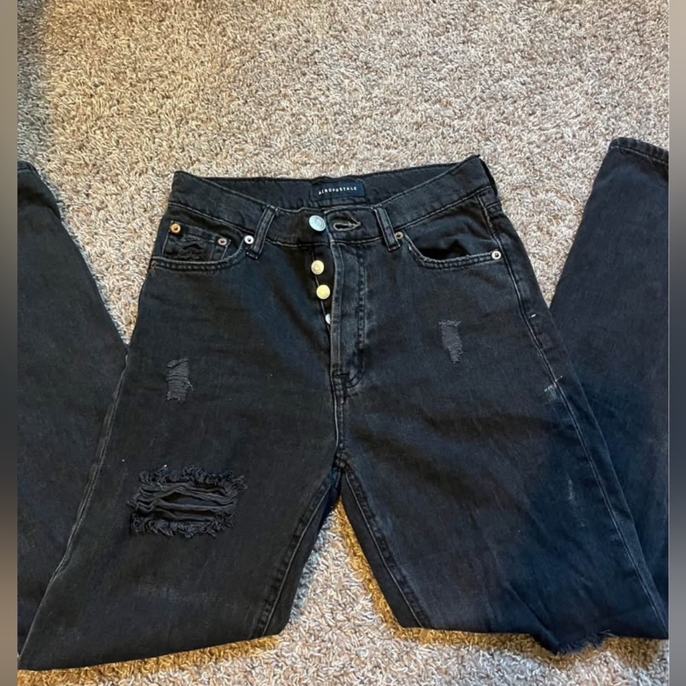 Aeropostale Black Mom Jeans